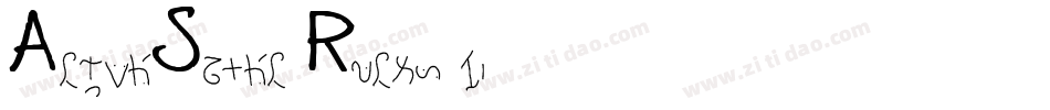 AngloSaxon Runes 1字体转换